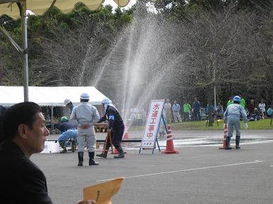 水道管の復旧訓練の写真