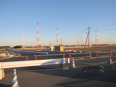 整備中の筑西幹線道路の写真"